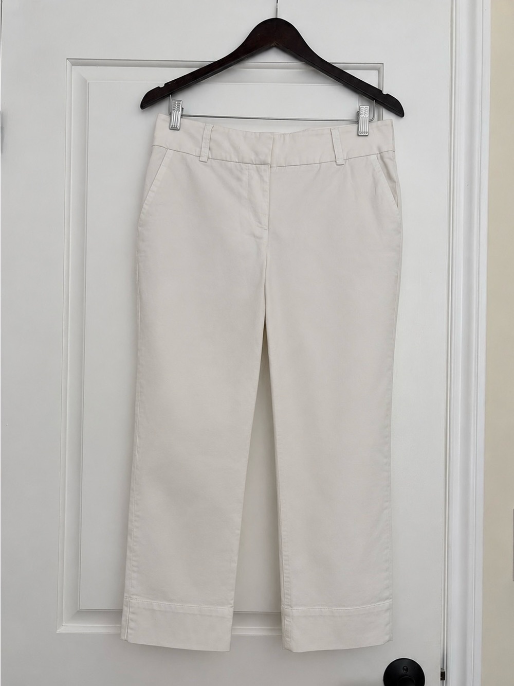 TOMMY BAHAMA Cropped Cream Women's Dress Pants (US 4)